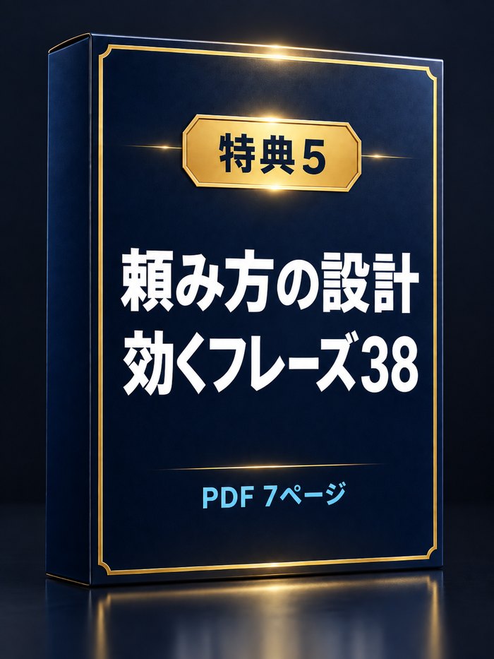 頼み方の設計 効くフレーズ38