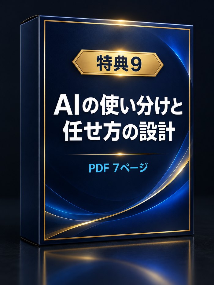 AIの使い分けと任せ方の設計