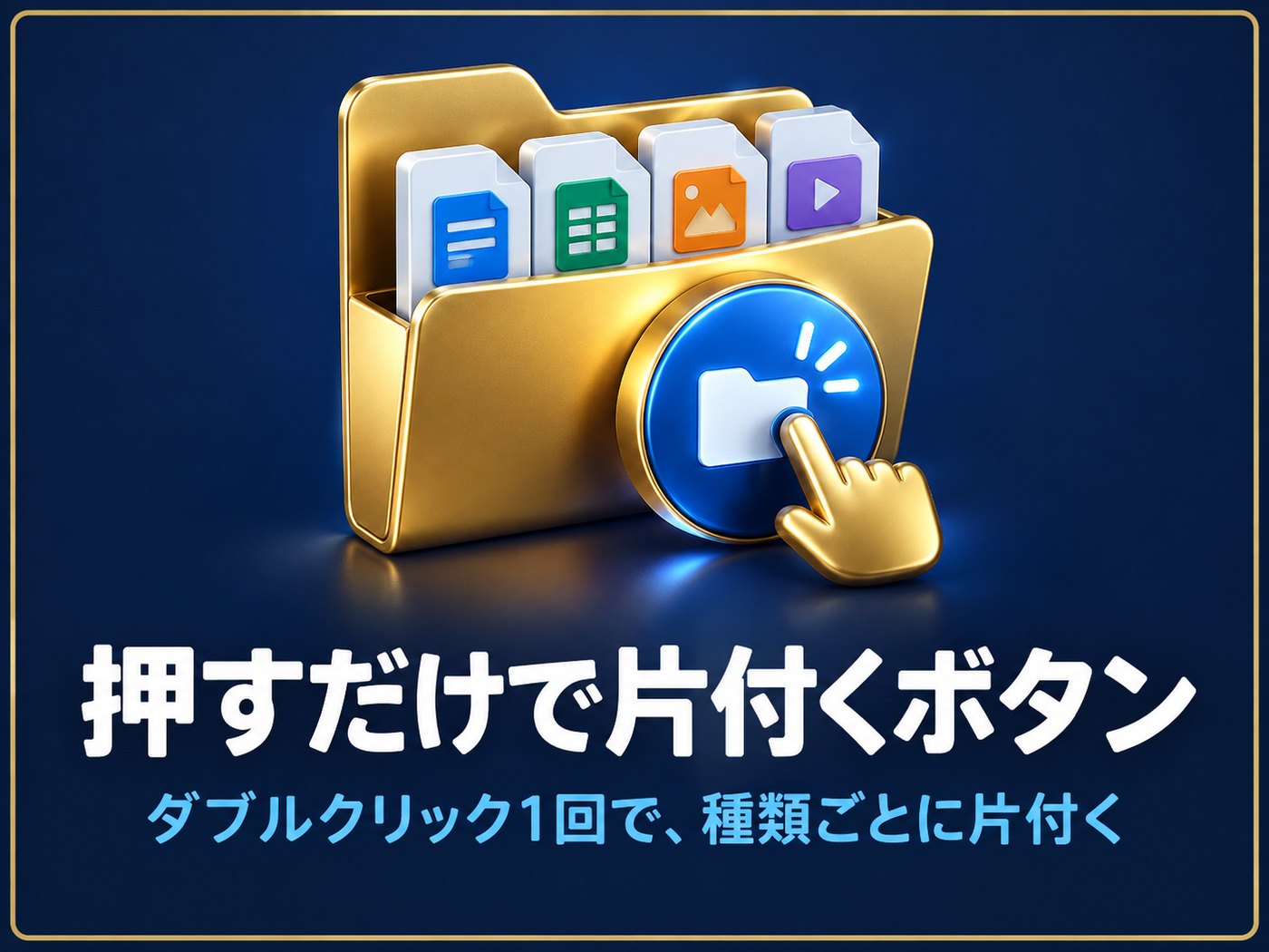 押すだけで片付くボタン